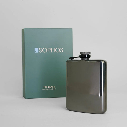 Buy Sophos 6oz Gunmetal Hip Flask | s at Woven Durham