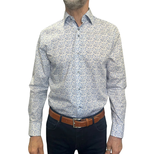 Buy Marnelli Sartoria Abstract Rectangle Long-Sleeve Shirt - Multi | Long-Sleeved Shirtss at Woven Durham