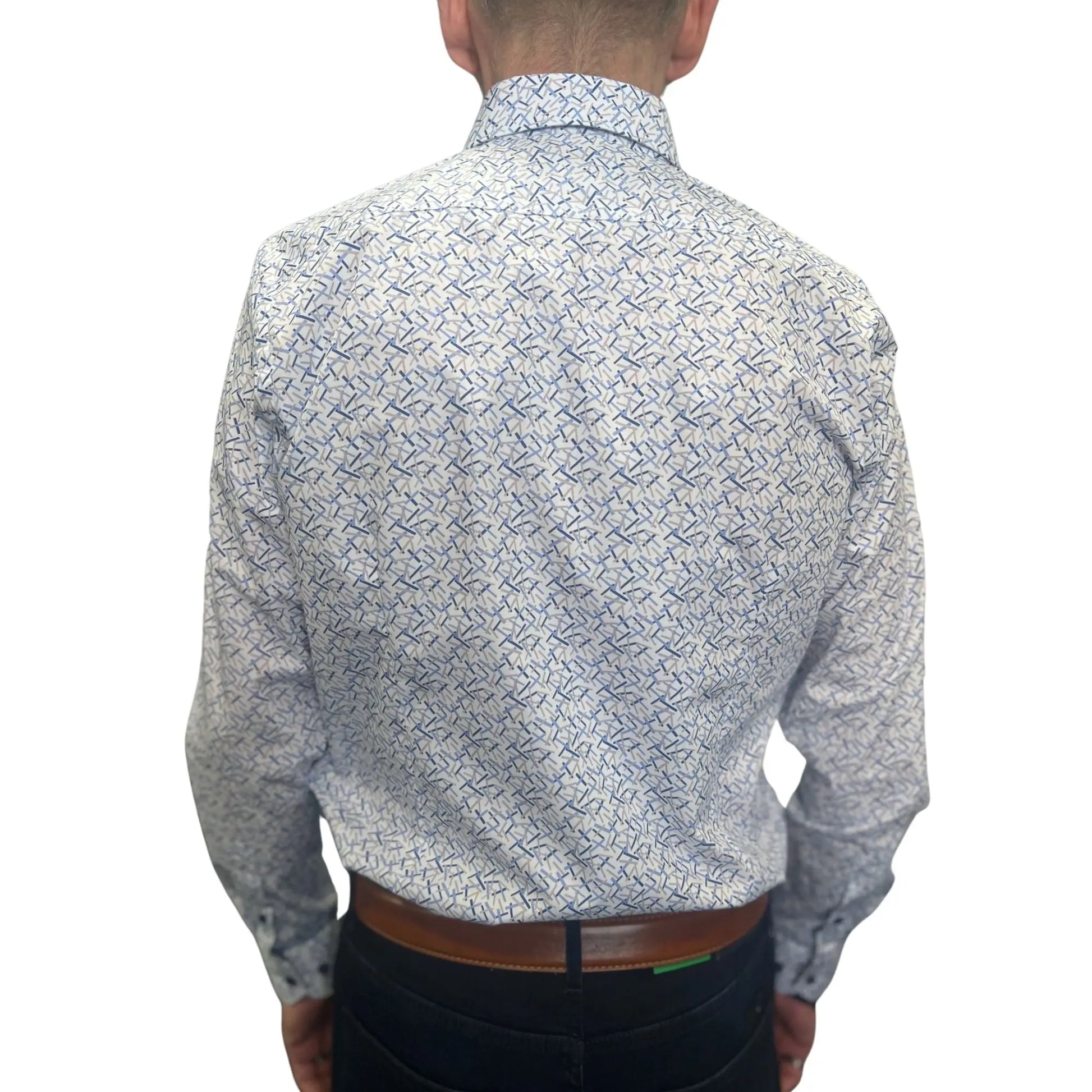Buy Marnelli Sartoria Abstract Rectangle Long-Sleeve Shirt - Multi | Long-Sleeved Shirtss at Woven Durham