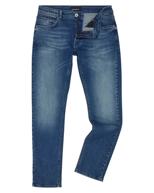 Buy Remus Uomo Apollo Stone Wash Slim Fit - Blue | Jeanss at Woven Durham