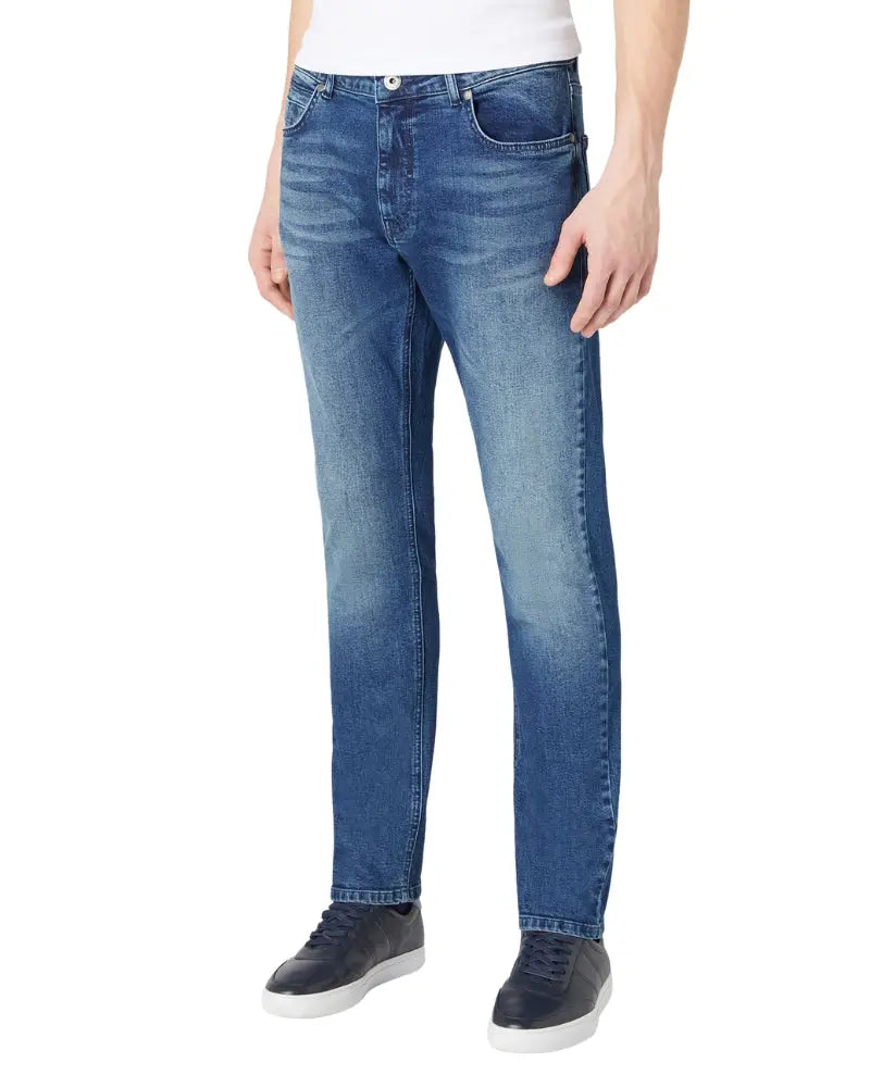 Buy Remus Uomo Apollo Stone Wash Slim Fit - Blue | Jeanss at Woven Durham