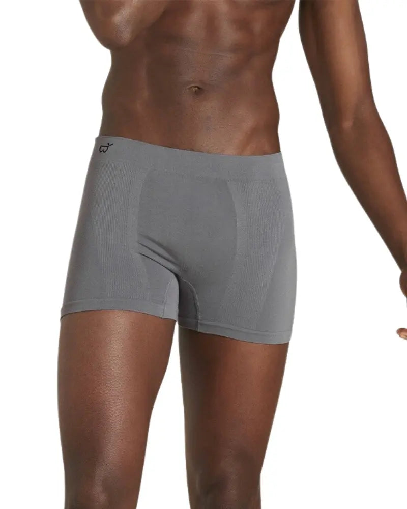 Buy BOODY ORGANIC BAMBOO CLOTHING Bamboo Men's Original Boxer Shorts - Grey | Shortss at Woven Durham
