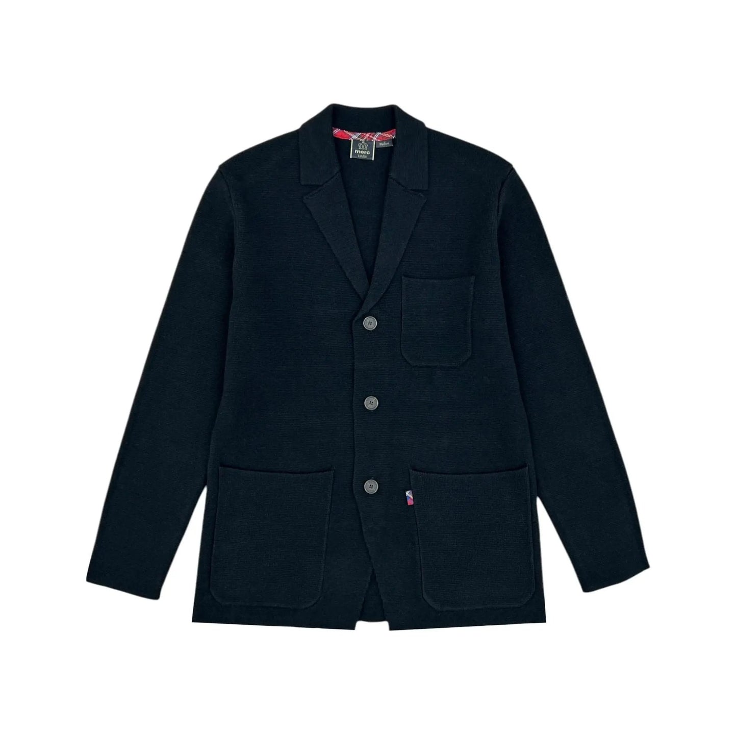 Buy Merc London Bende Knitted Blazer - Black | Cardiganss at Woven Durham