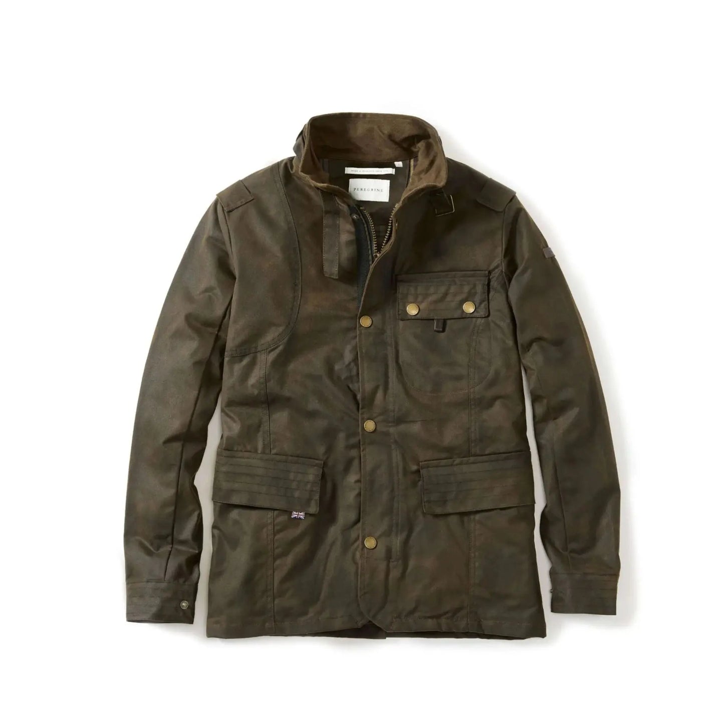 Buy Peregrine Bexley Wax Jacket - Brown | Bomber Jacketss at Woven Durham