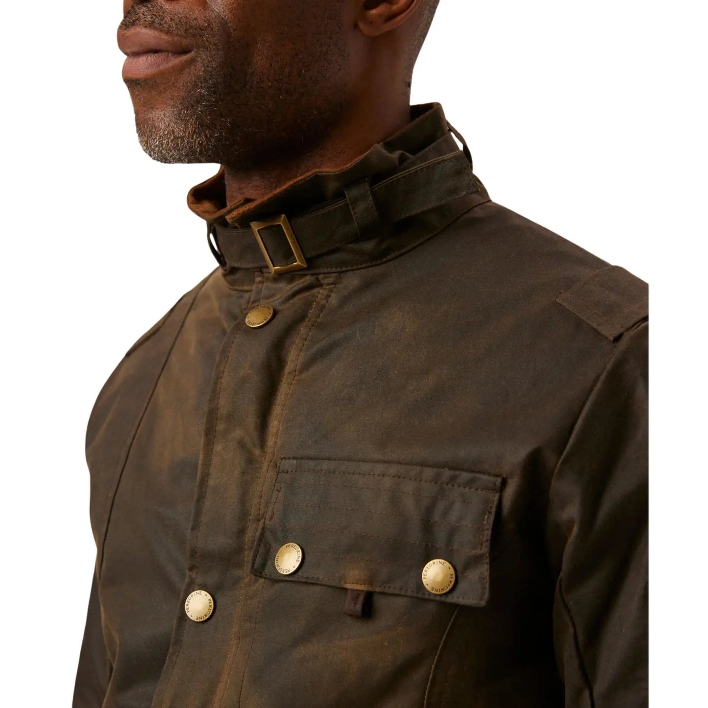 Buy Peregrine Bexley Wax Jacket - Brown | Bomber Jacketss at Woven Durham