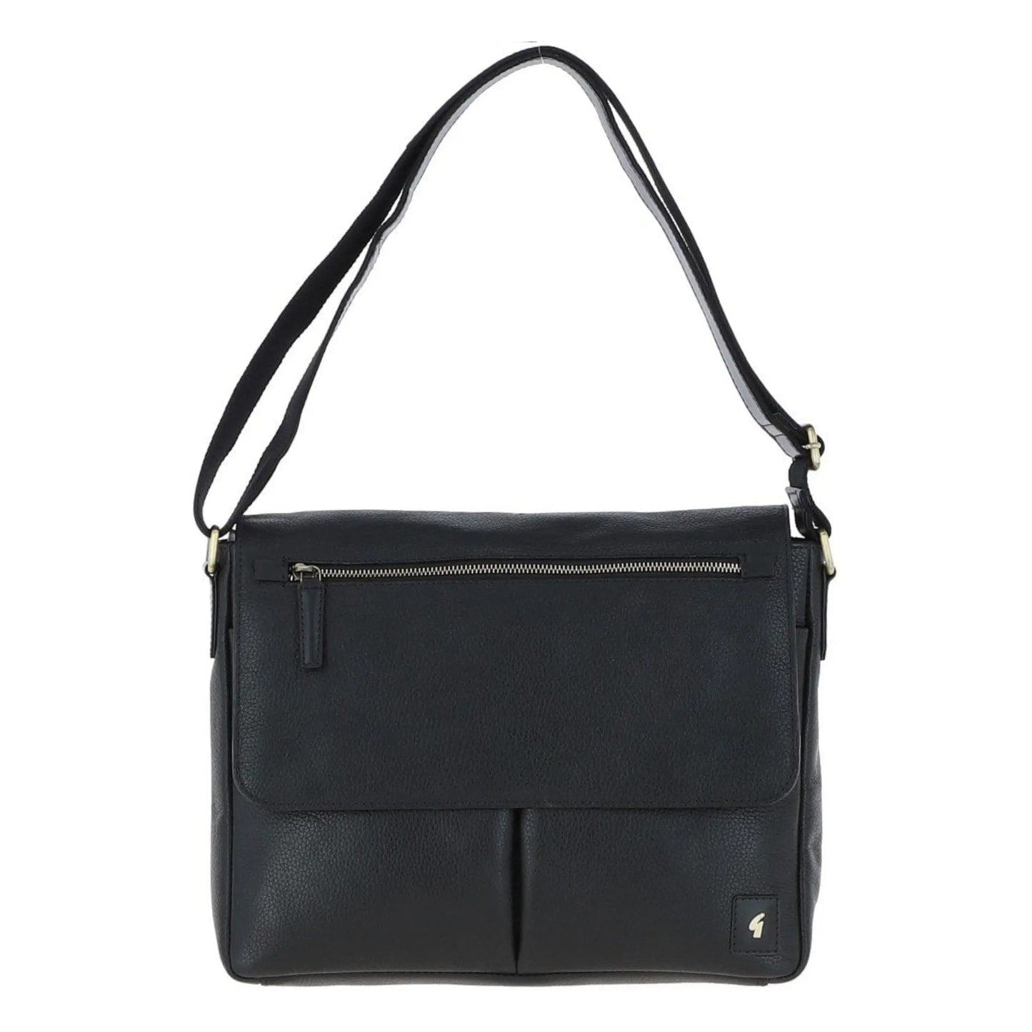 Buy Gabicci Vintage Blake Leather Laptop Bag - Black | Laptop Bags at Woven Durham