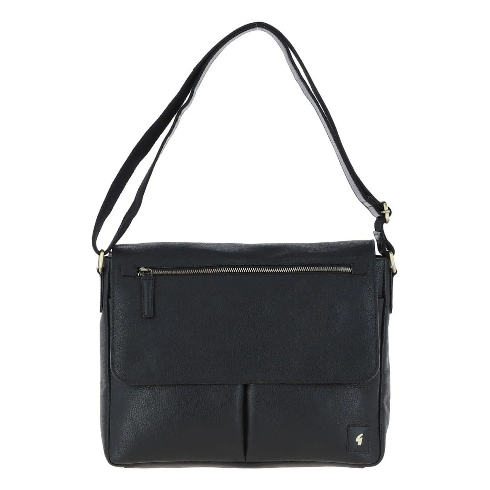 Buy Gabicci Vintage Blake Leather Laptop Bag - Black | Laptop Bags at Woven Durham