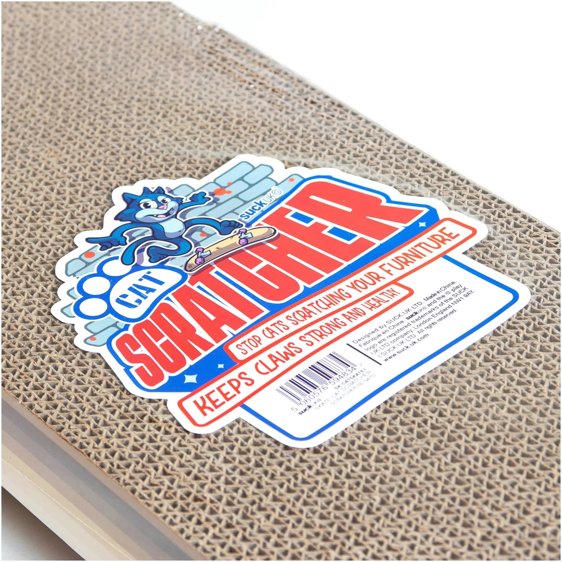 Buy SUCK UK Cat Scratch Skateboard | Cat Toyss at Woven Durham