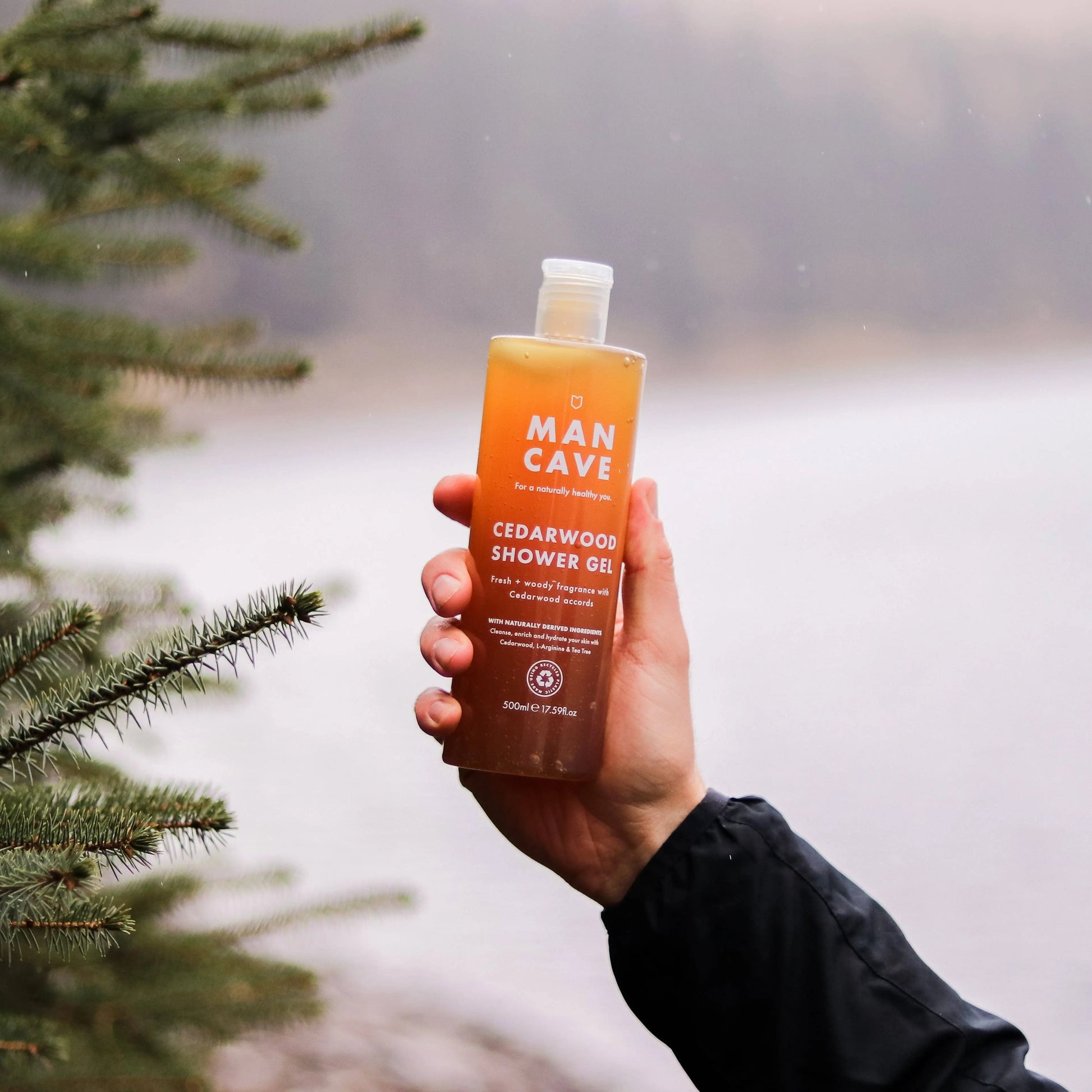 Buy ManCave Cedarwood Shower Gel 500ml, Mens Shower Gel, Fathers Day | s at Woven Durham