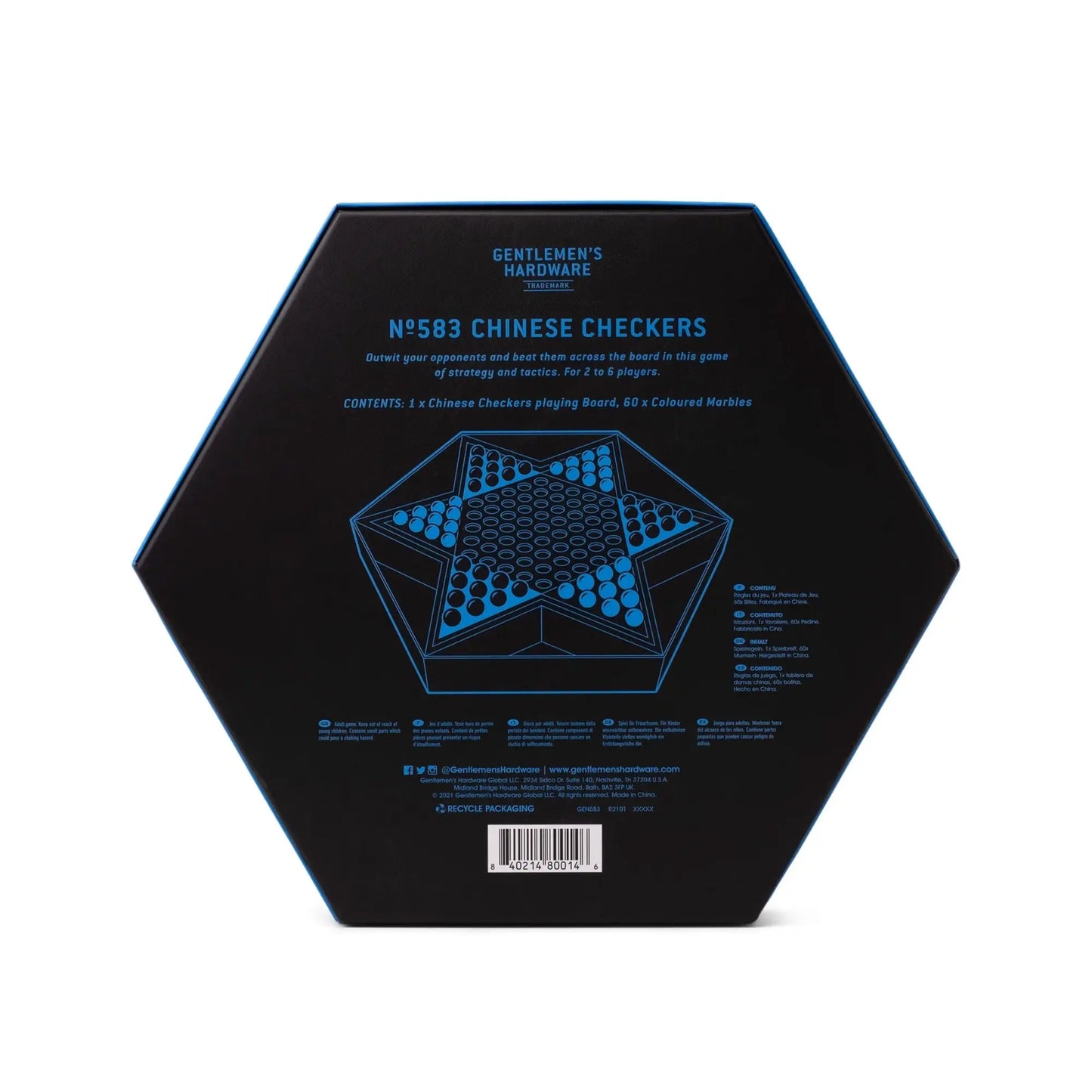 Buy Gentlemen's Hardware Chinese Checkers | Gamess at Woven Durham