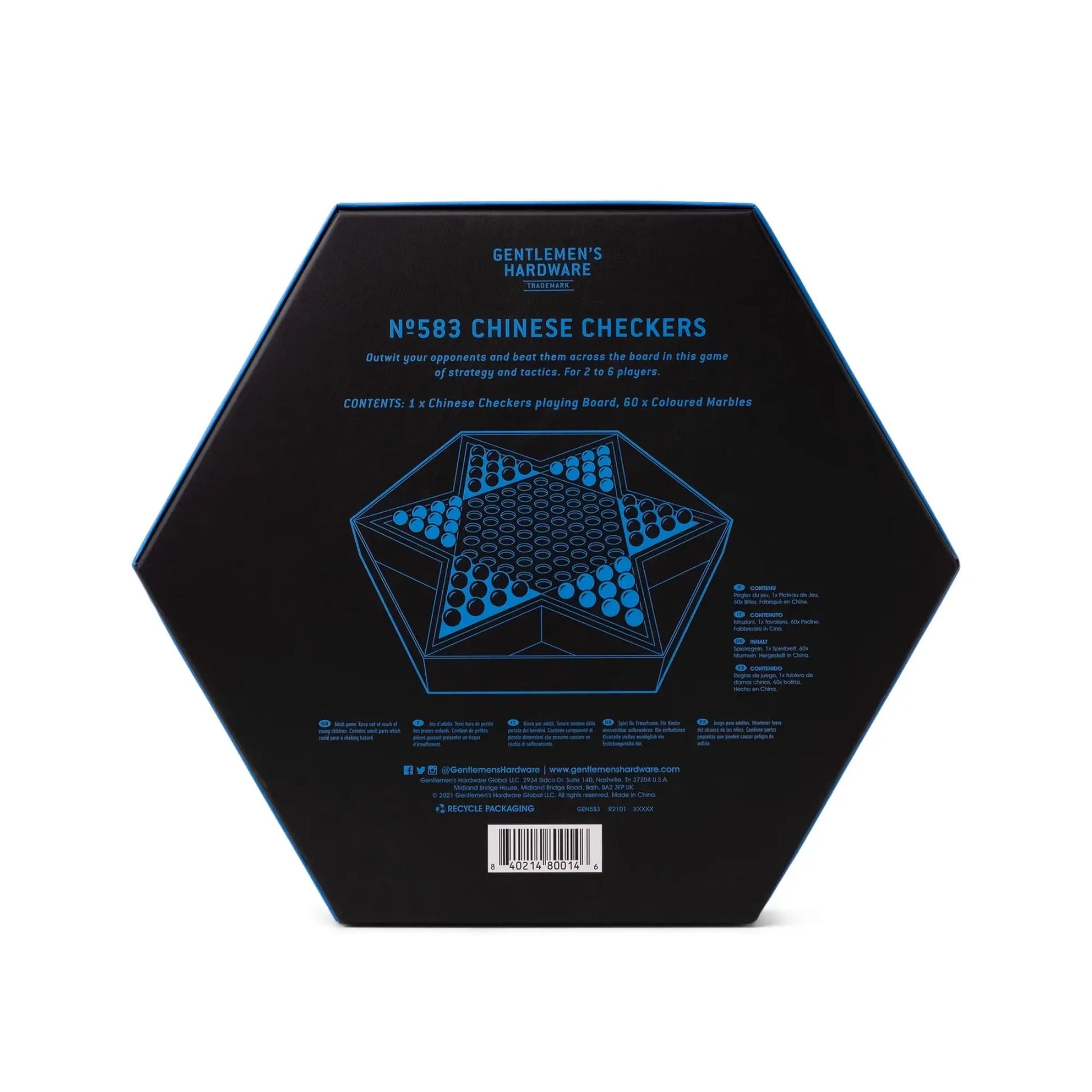 Buy Gentlemen's Hardware Chinese Checkers | Gamess at Woven Durham