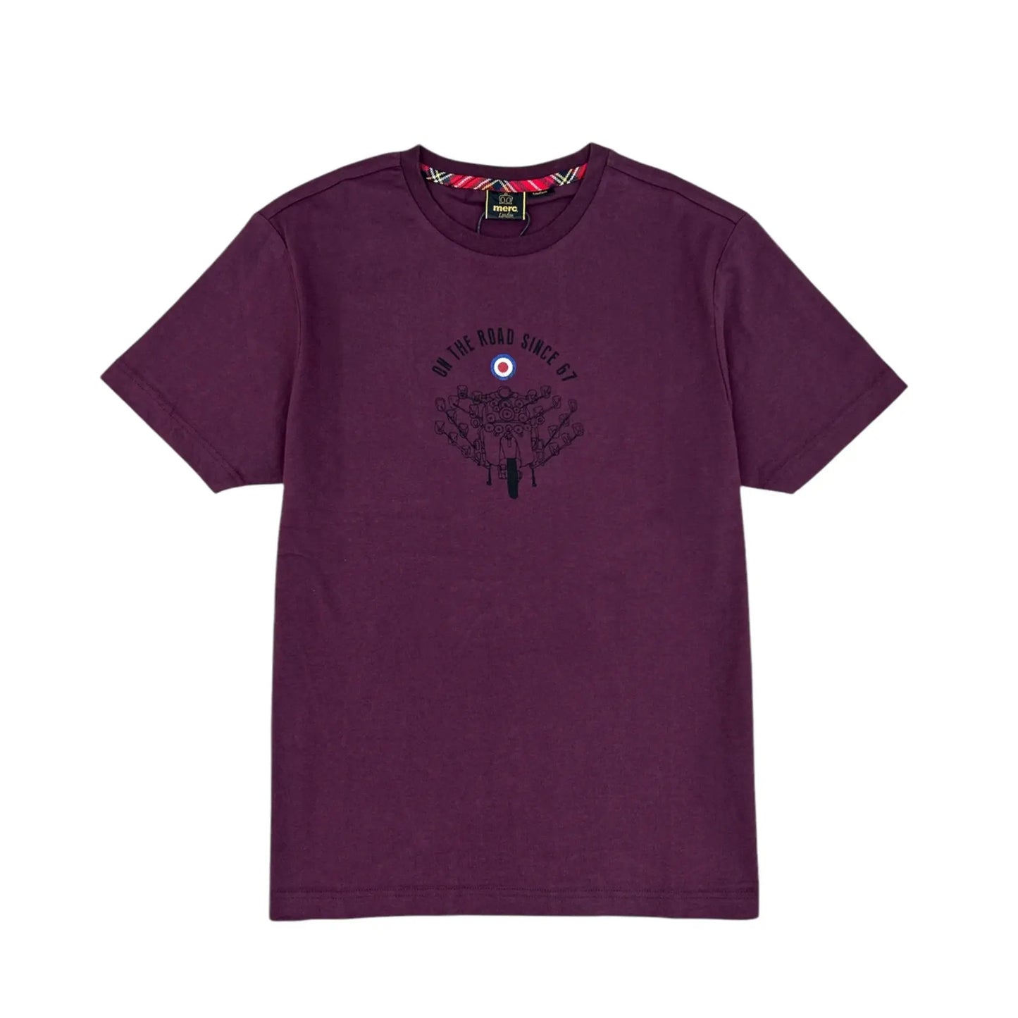 Buy Merc London Crane T-Shirt - Deep Red | T-Shirtss at Woven Durham