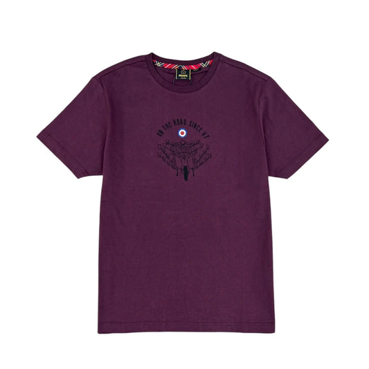Buy Merc London Crane T-Shirt - Deep Red | T-Shirtss at Woven Durham