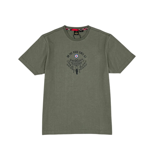 Buy Merc London Crane T-Shirt - Khaki | T-Shirtss at Woven Durham