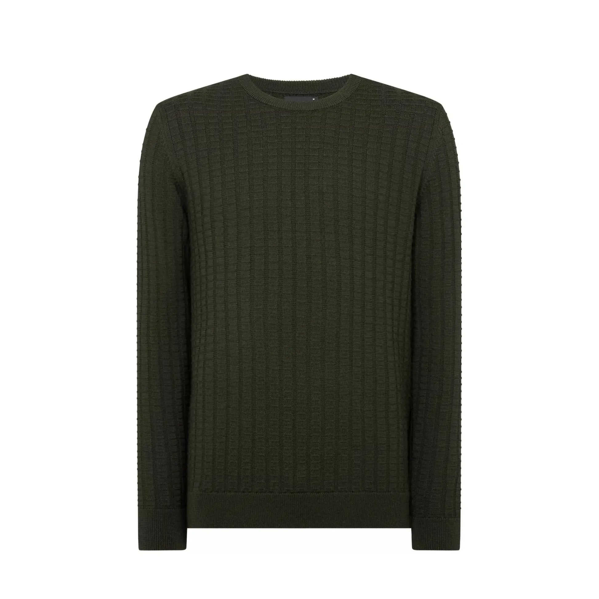 Buy Remus Uomo Crew-Neck Jumper - Green | Crew-Neck Jumperss at Woven Durham