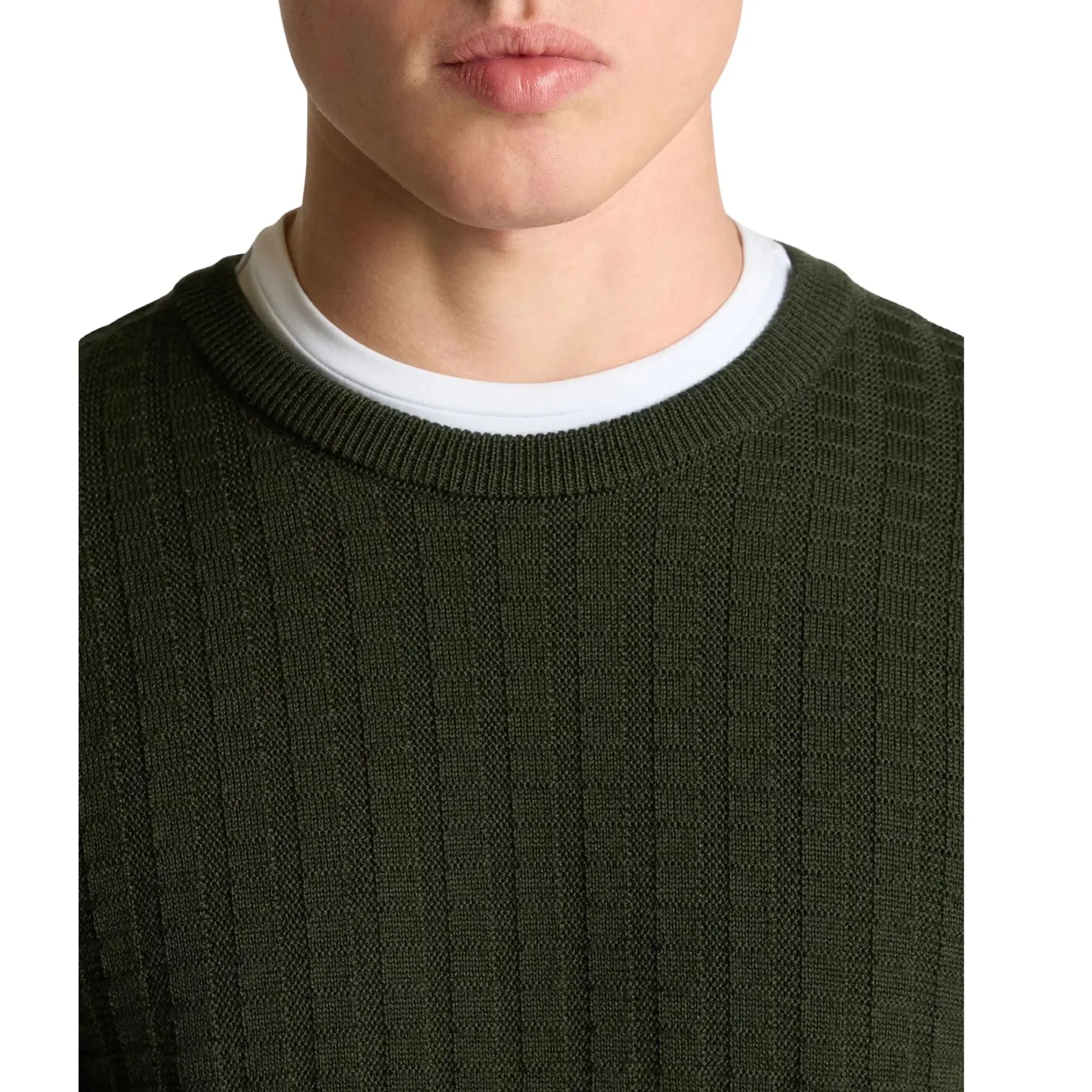 Buy Remus Uomo Crew-Neck Jumper - Green | Crew-Neck Jumperss at Woven Durham