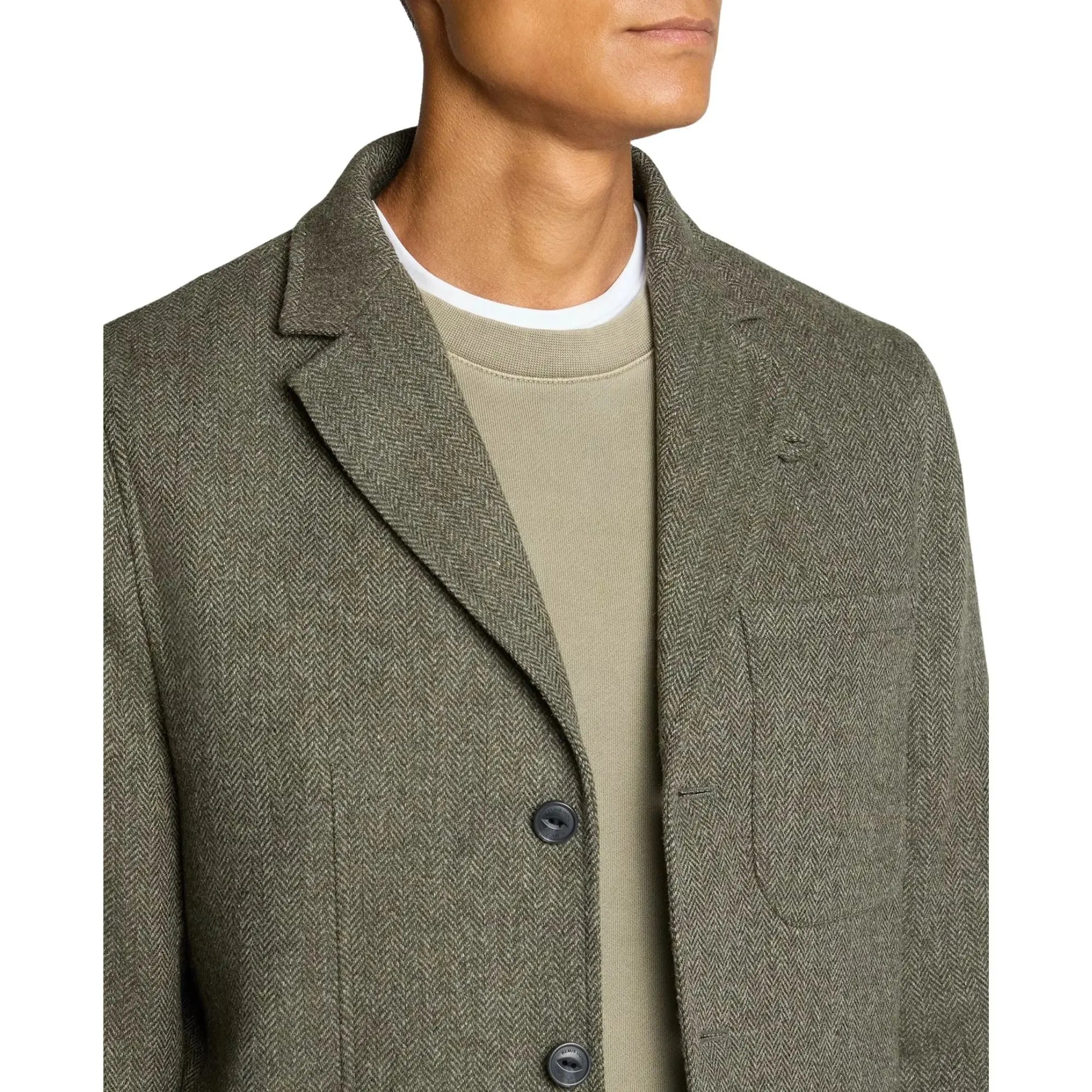 Buy Remus Uomo Dego Herringbone Blazer - Green | Suit Jacketss at Woven Durham