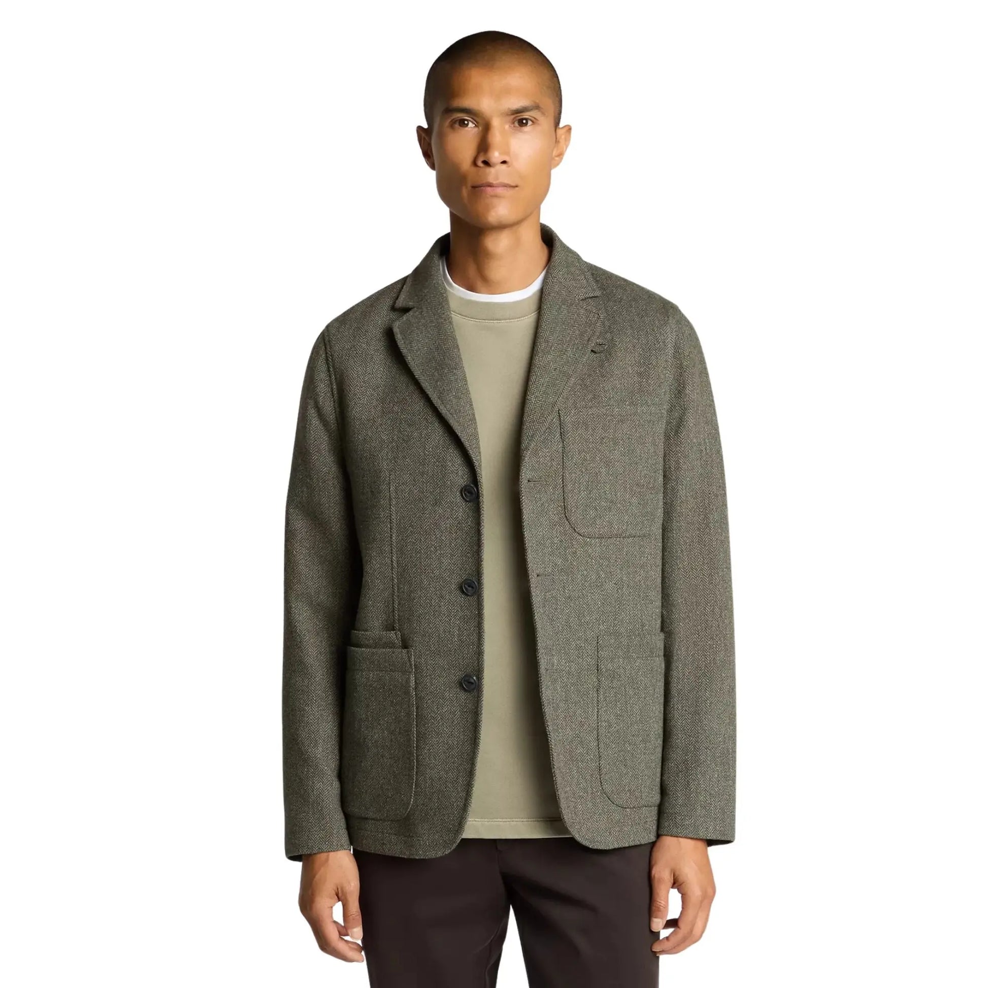 Buy Remus Uomo Dego Herringbone Blazer - Green | Suit Jacketss at Woven Durham