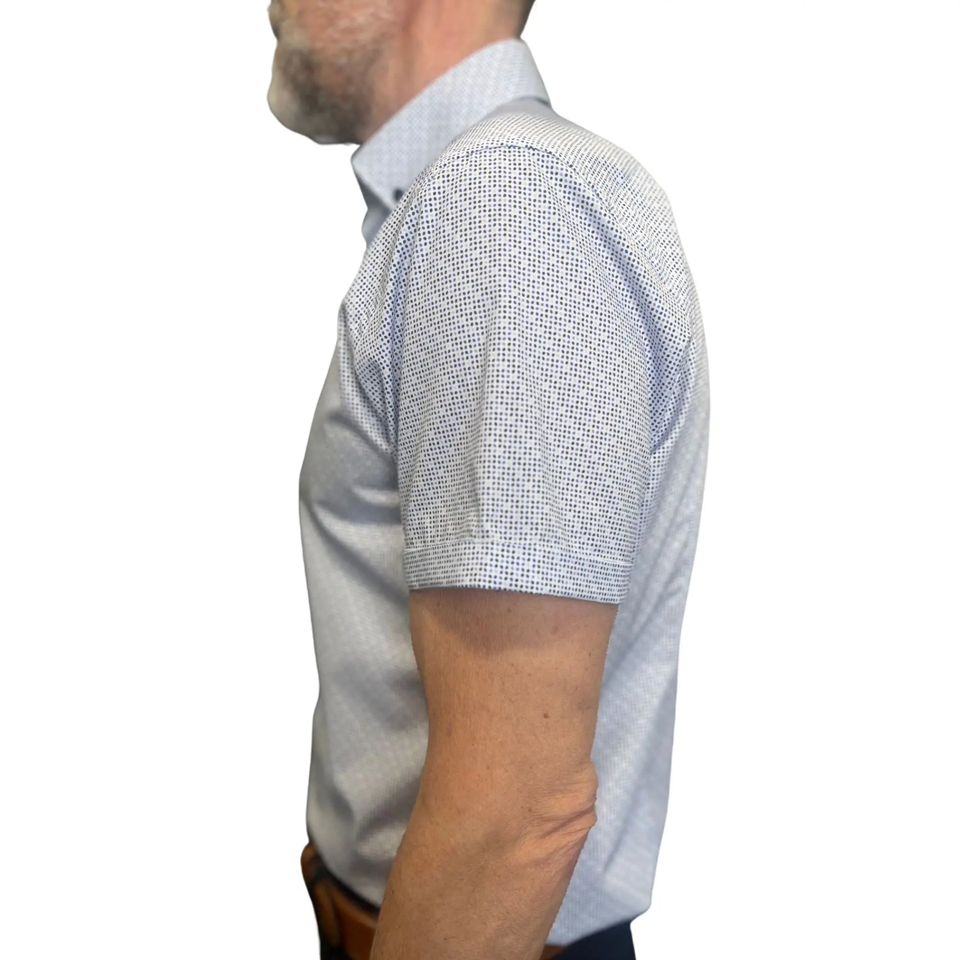 Buy Marnelli Sartoria Dot Pattern Short-Sleeve Shirt - Multi | Long-Sleeved Shirtss at Woven Durham