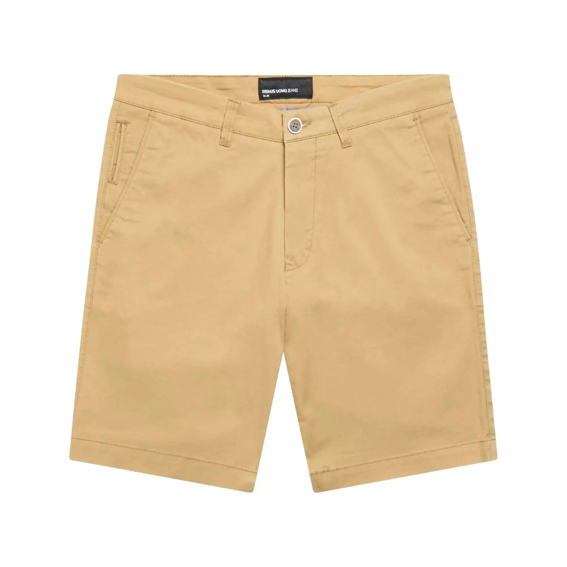 Buy Remus Uomo Emilio Chino Shorts - Sand | Shortss at Woven Durham
