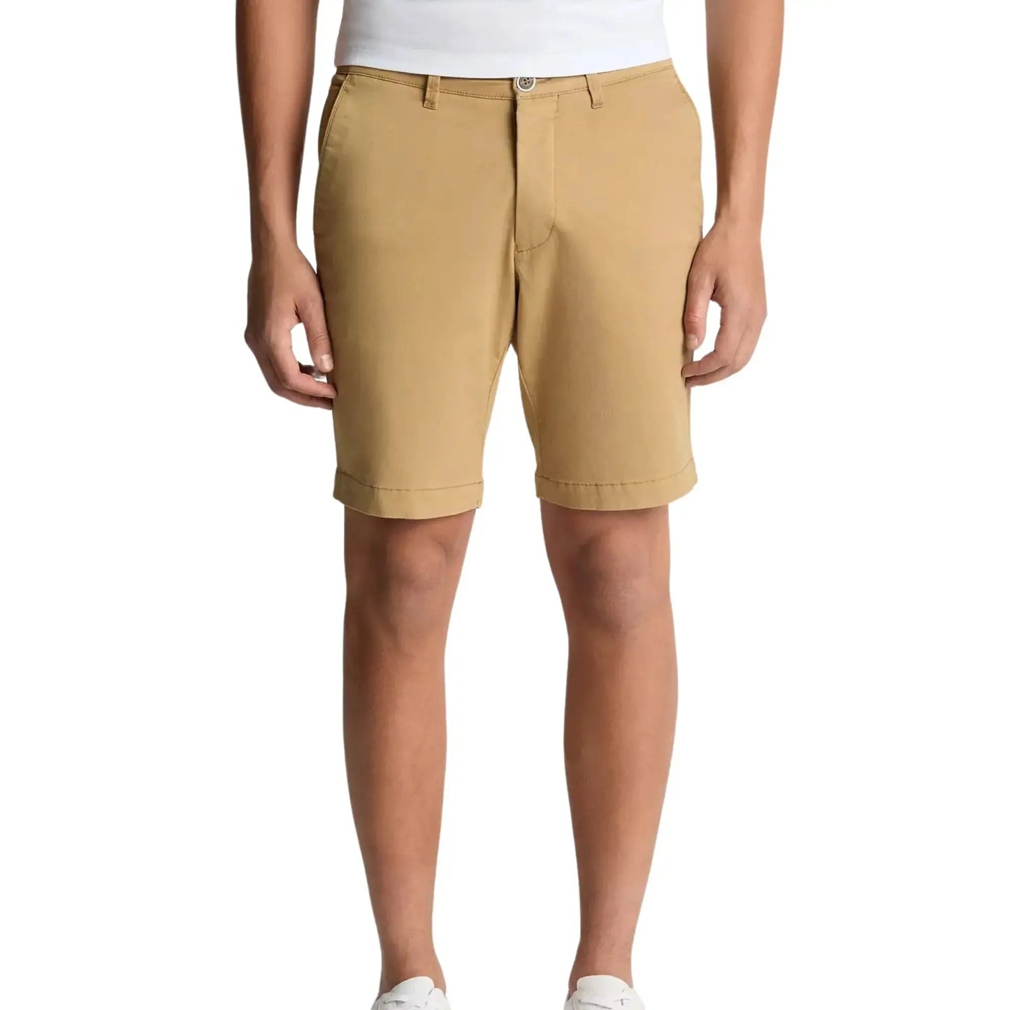 Buy Remus Uomo Emilio Chino Shorts - Sand | Shortss at Woven Durham
