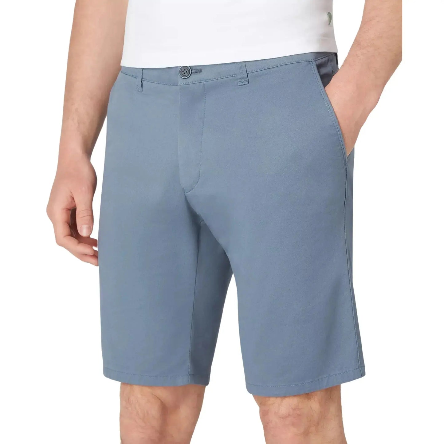 Buy Remus Uomo Emilio Chino Shorts - Sky Blue | Shortss at Woven Durham