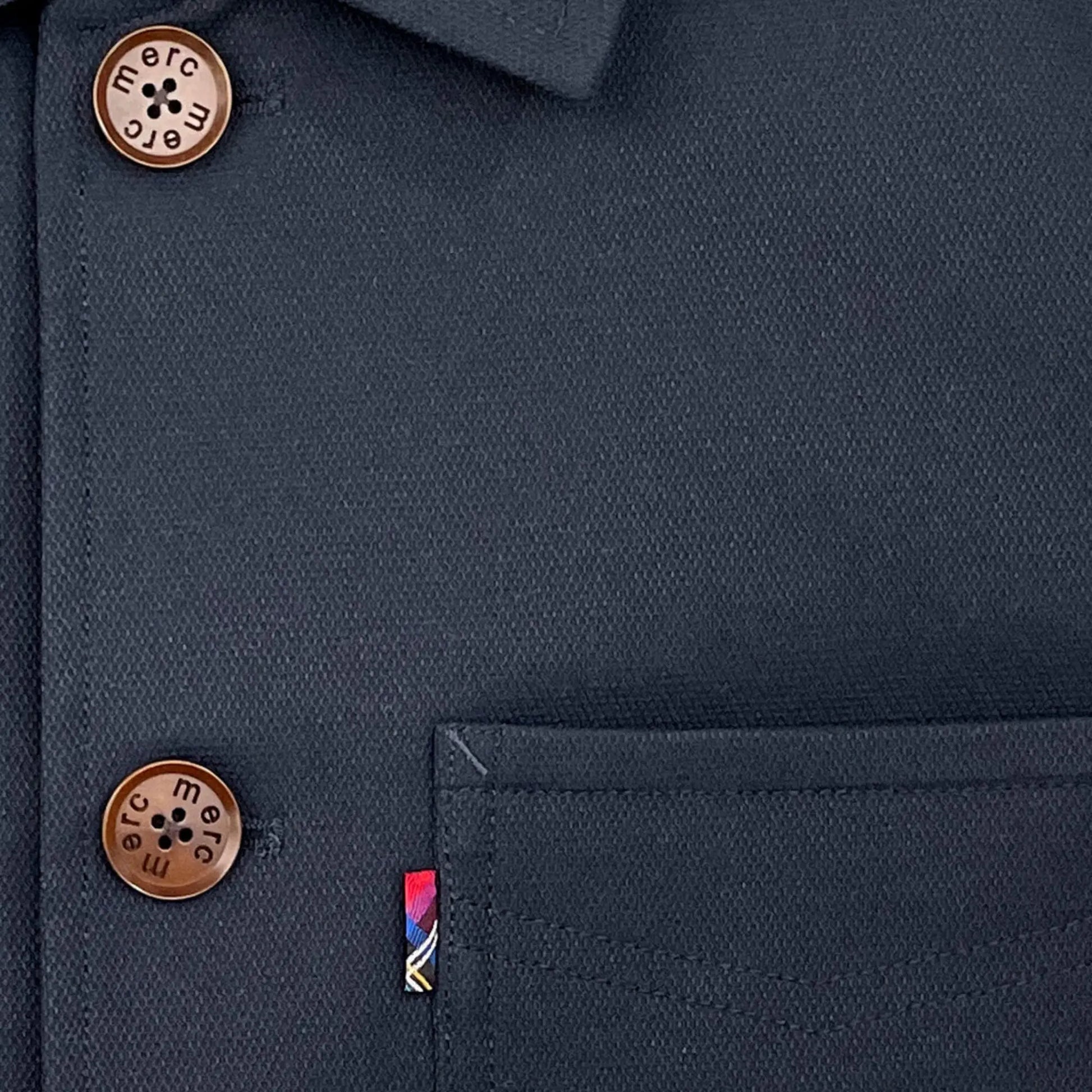 Buy Merc London Eric Jacket - Navy | Harrington Jacketss at Woven Durham