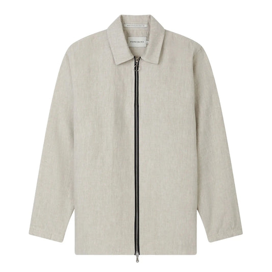 Buy Peregrine Heybrook Linen Bomber - Stone | Bomber Jacketss at Woven Durham