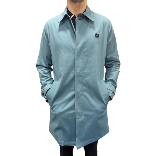 Buy Gabicci Vintage Houghton Mac Coat - Aqua | Coatss at Woven Durham