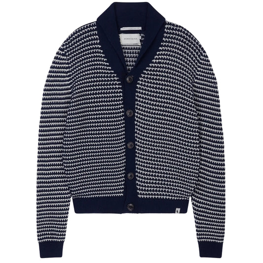 Buy Peregrine Island Crochet Cardigan - Navy | Cardiganss at Woven Durham