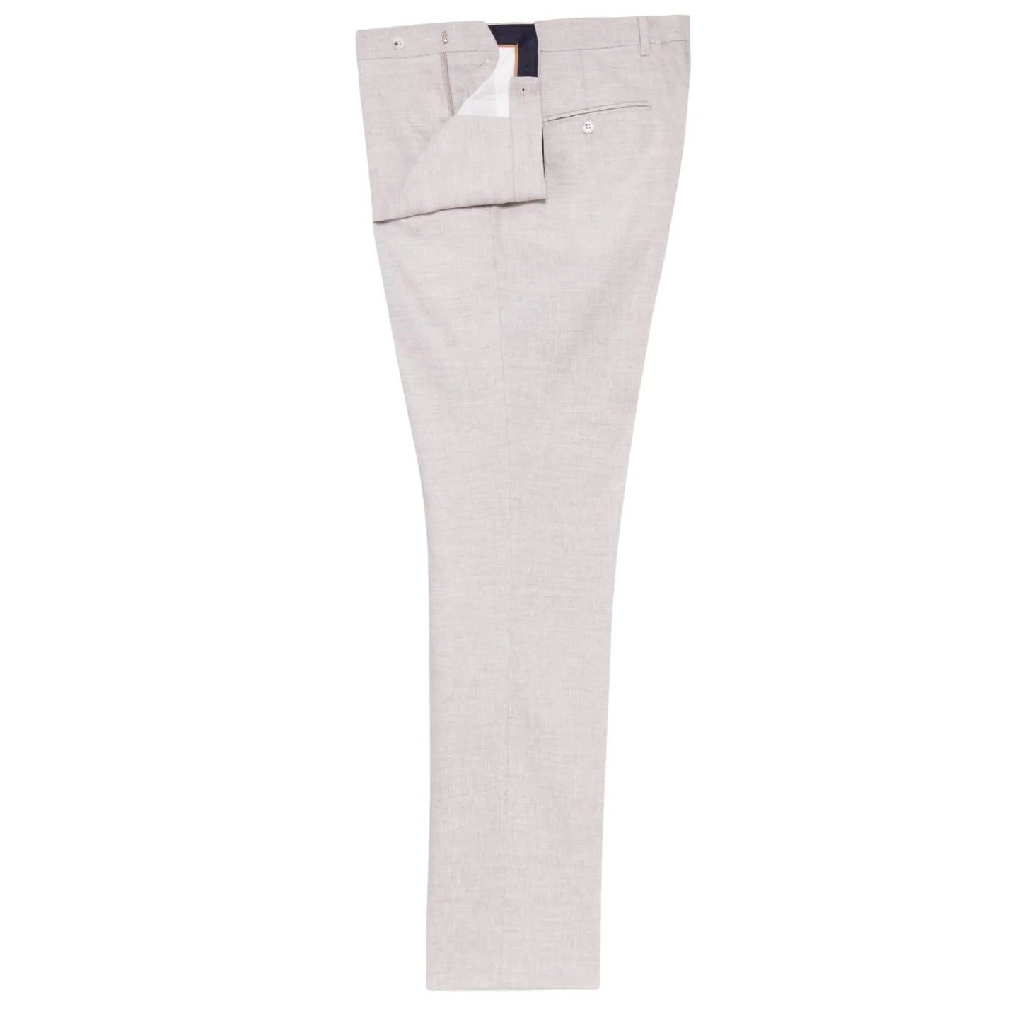 Buy Guide London Linen Suit Trouser - Pearl Grey | Suit Trouserss at Woven Durham