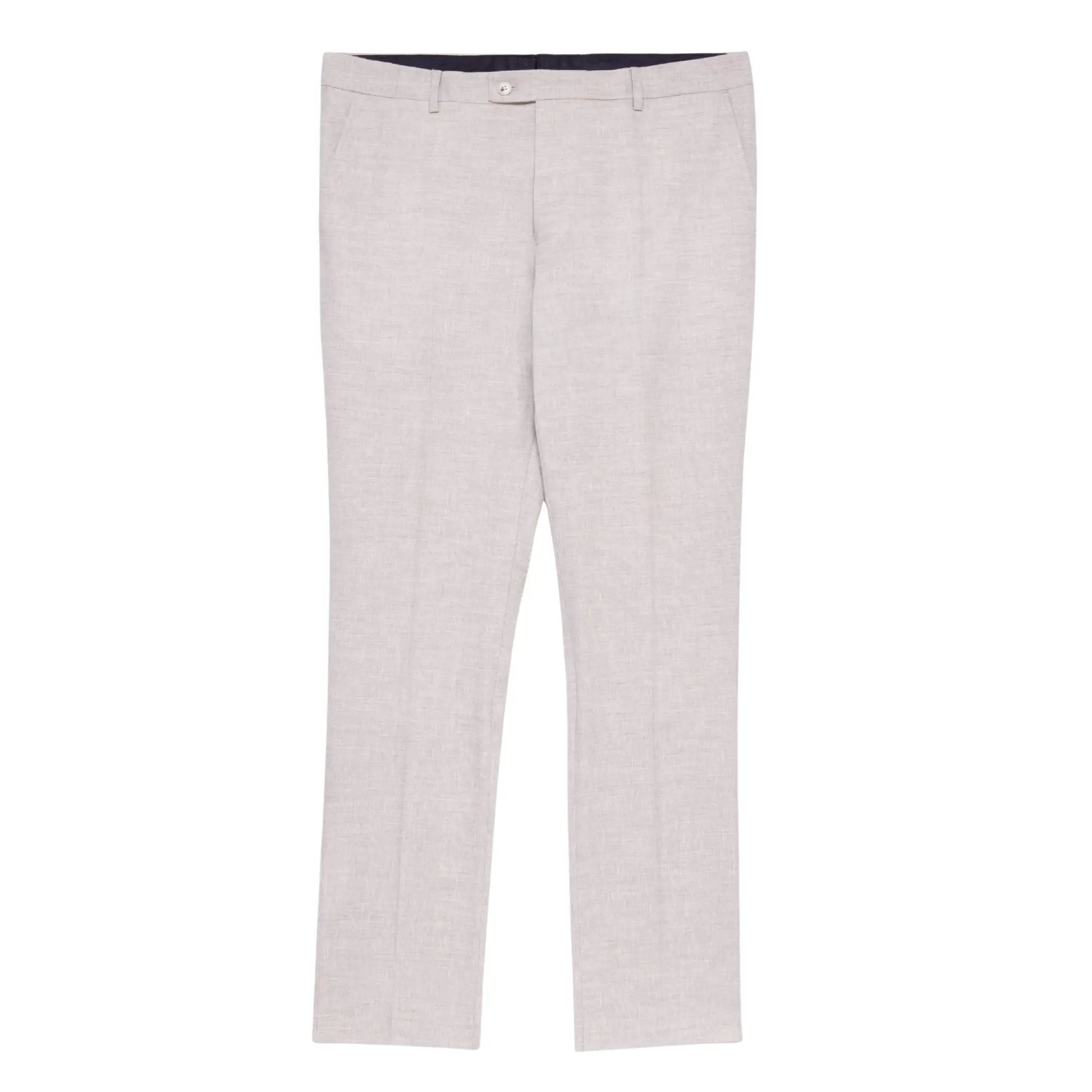 Buy Guide London Linen Suit Trouser - Pearl Grey | Suit Trouserss at Woven Durham