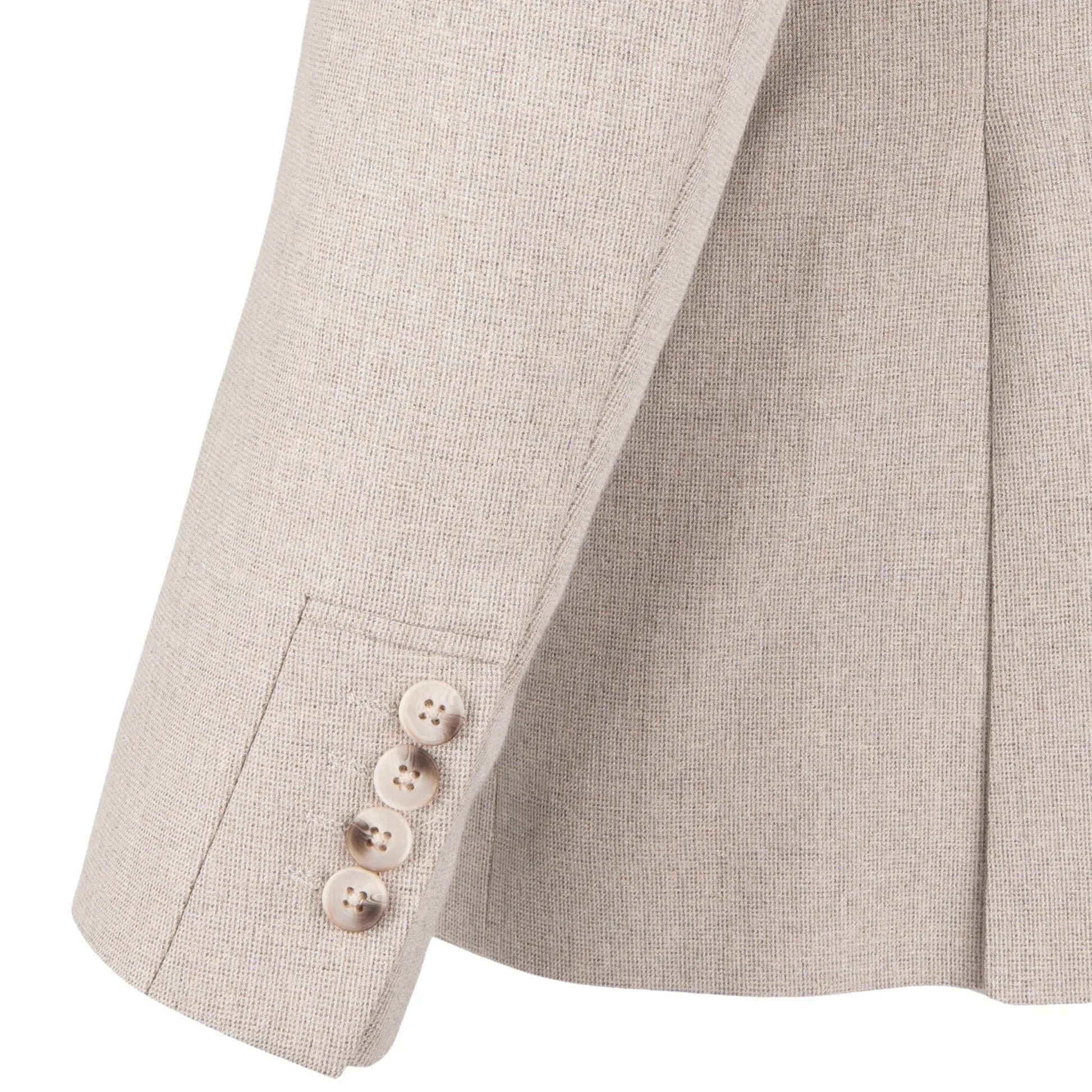 Buy Fratelli Mario Peak Lapel Suit Jacket - Oatmeal | Suit Jacketss at Woven Durham