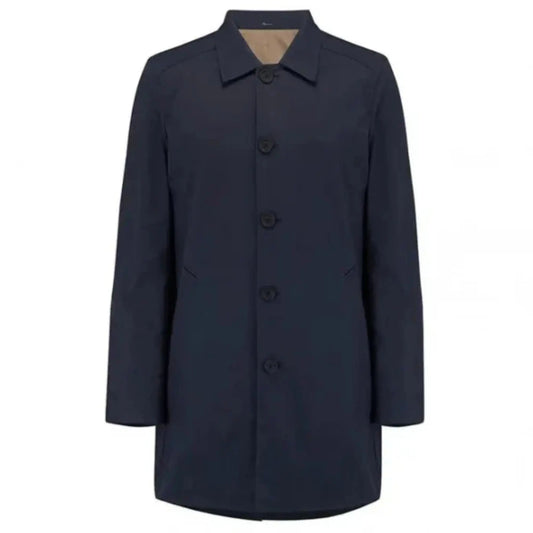Buy Guards London Montague Reversible Mac Jacket - Navy/Stone | Mac's & Trench Coatss at Woven Durham