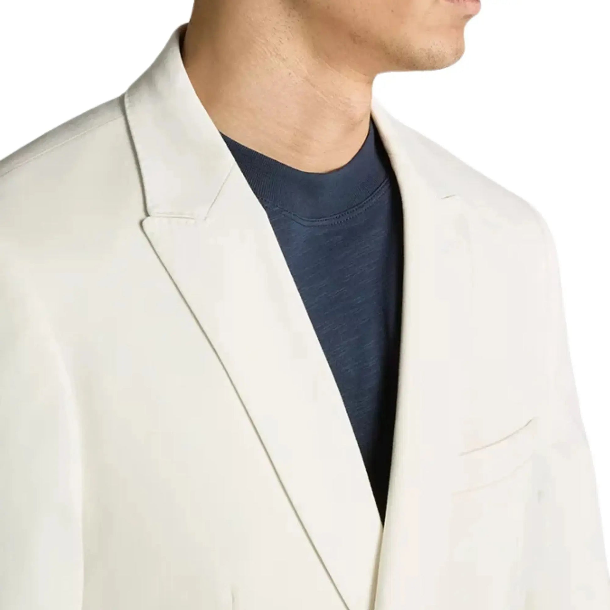 Buy Remus Uomo Montez Double-Breasted Jacket - White | Blazerss at Woven Durham