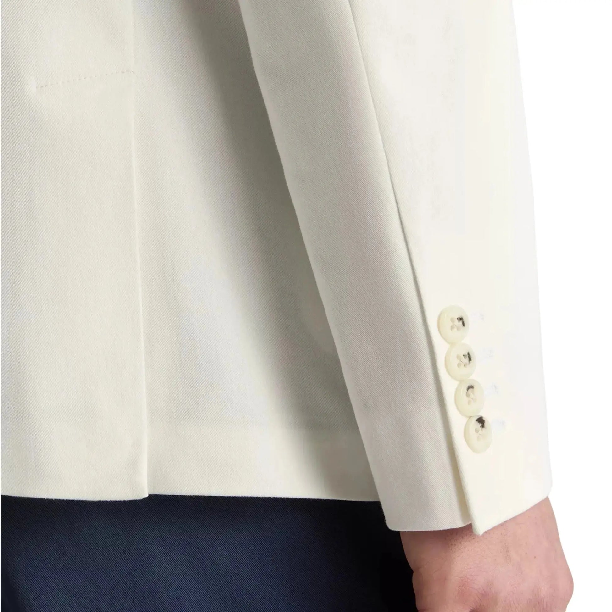 Buy Remus Uomo Montez Double-Breasted Jacket - White | Blazerss at Woven Durham