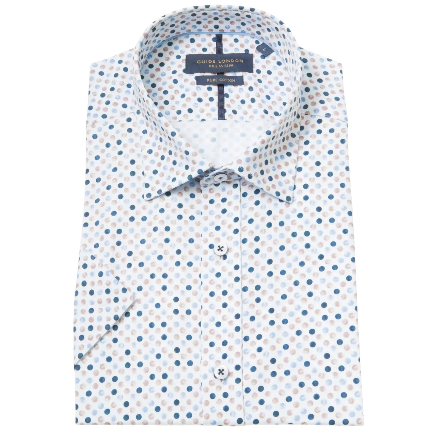 Buy Guide London Orb Print Short Sleeve-Shirt - Multi | Short-Sleeved Shirtss at Woven Durham