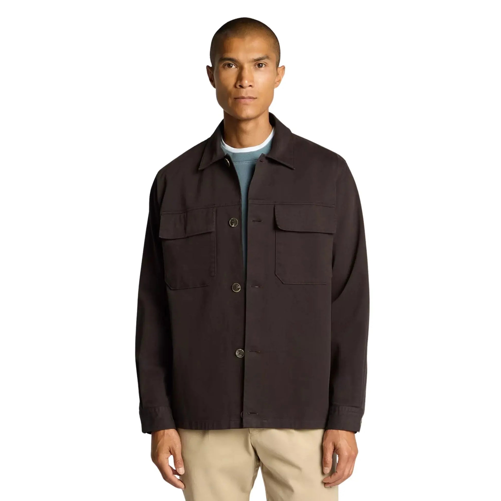 Buy Remus Uomo Paolo Overshirt Jacket - Dark Brown | Overshirtss at Woven Durham