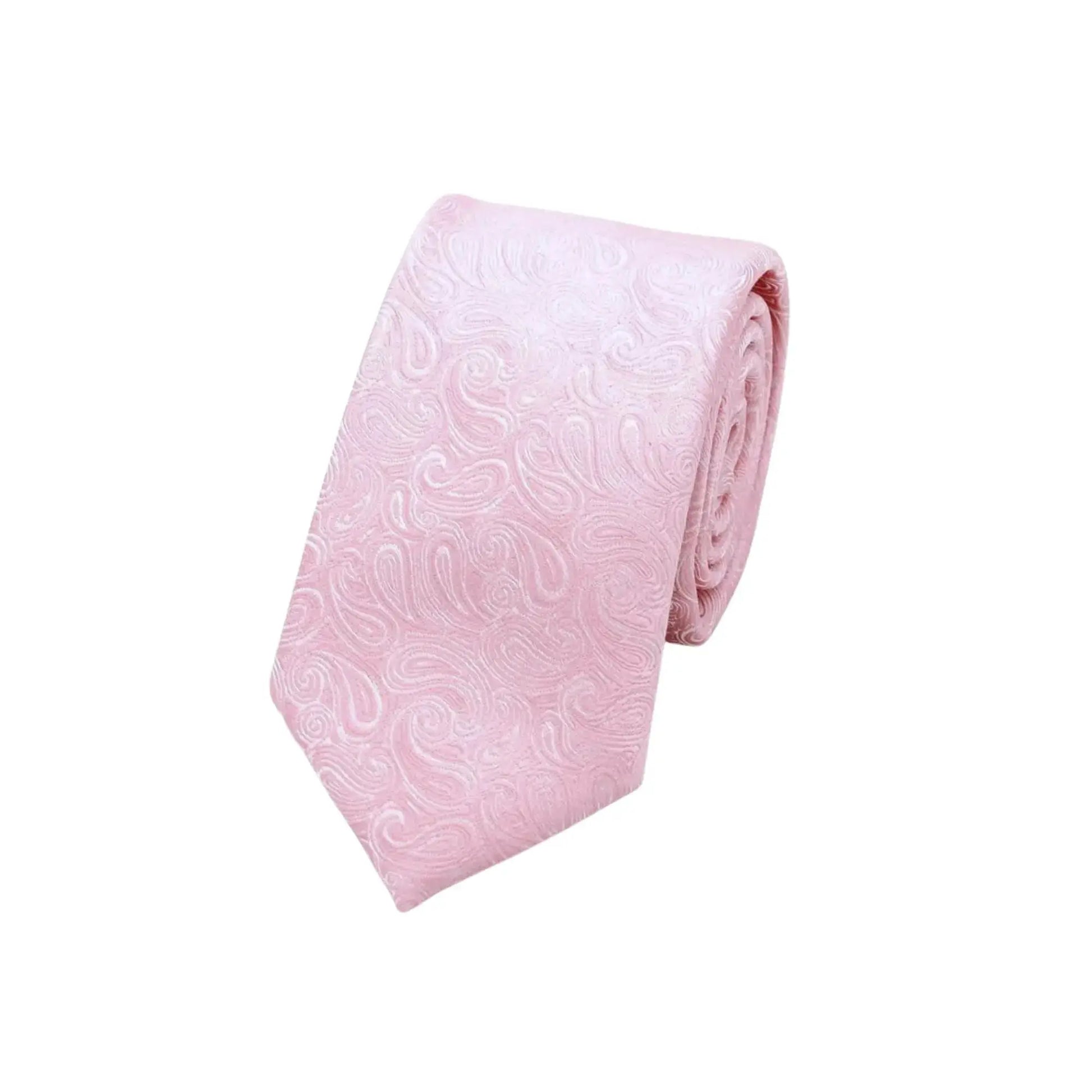 Buy L.A. Smith Pink Wedding Paisley Tie | Silk Tiess at Woven Durham