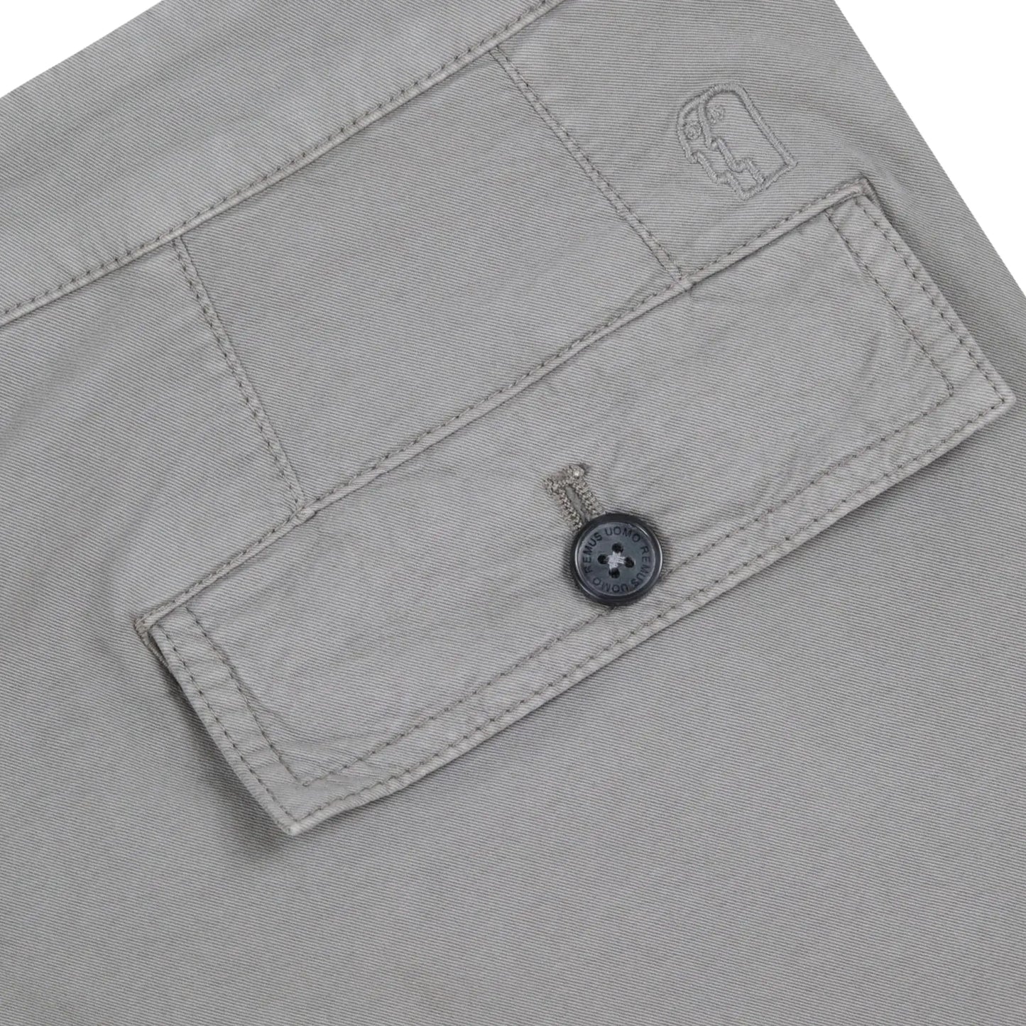 Buy Remus Uomo Riley Chino Shorts - Grey | Shortss at Woven Durham