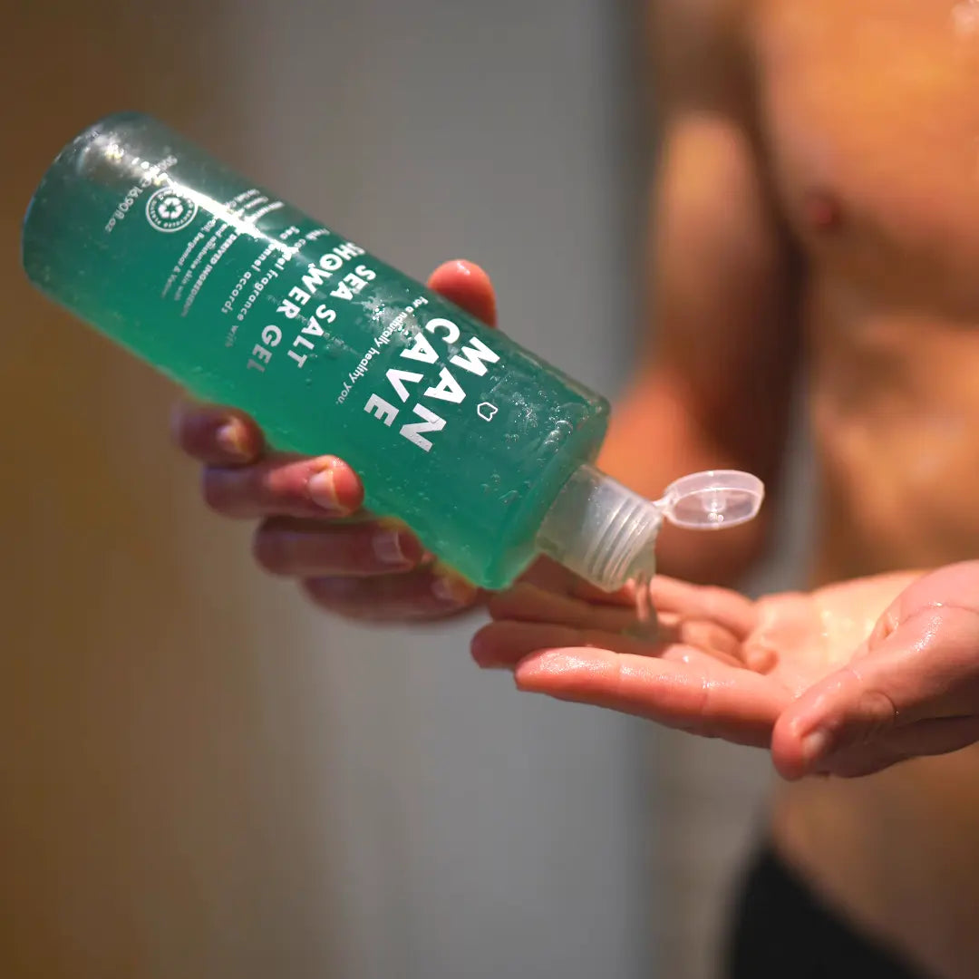 Buy ManCave Sea Salt Shower Gel 500ml, Shower Gel for Men, Mens Gifts | s at Woven Durham