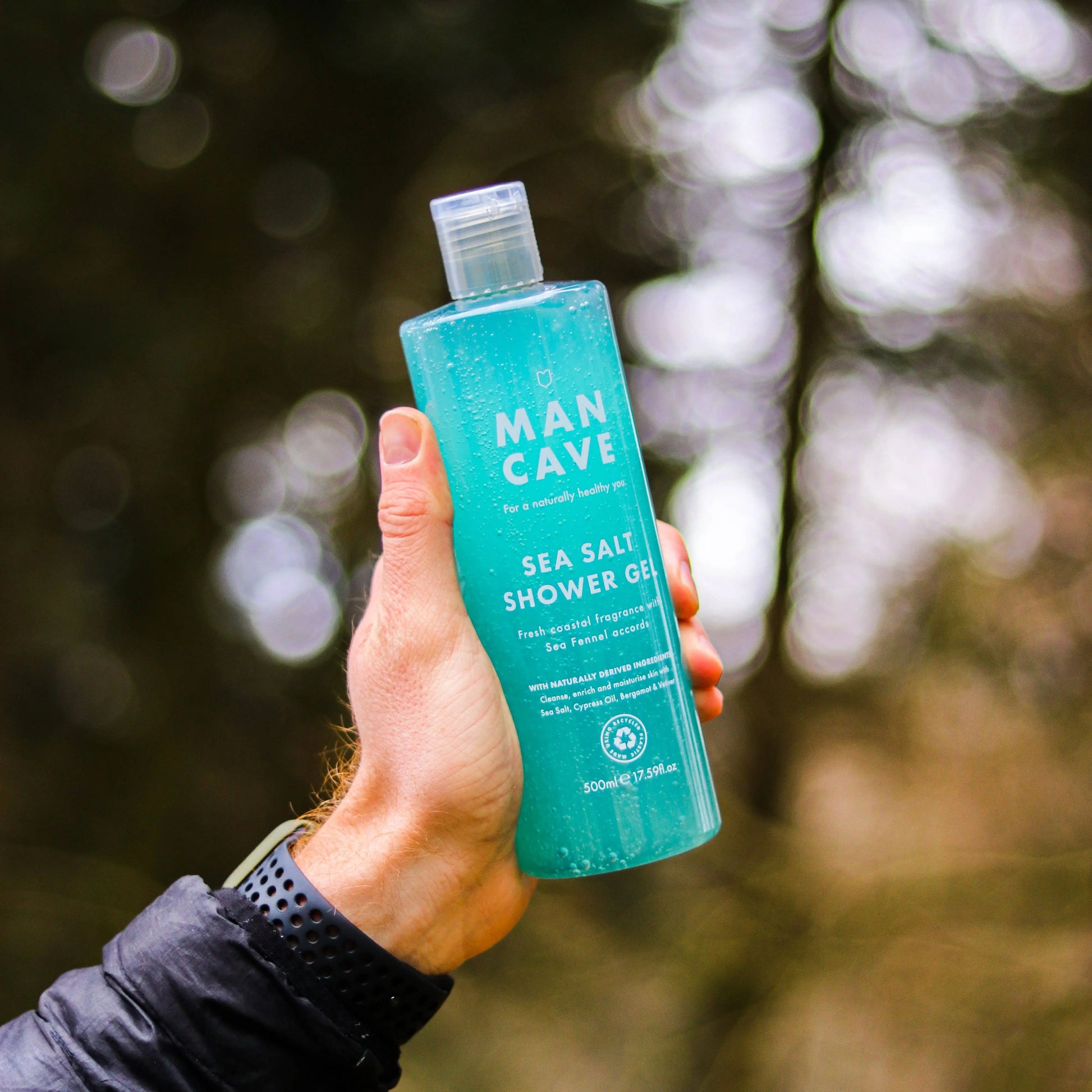 Buy ManCave Sea Salt Shower Gel 500ml, Shower Gel for Men, Mens Gifts | s at Woven Durham