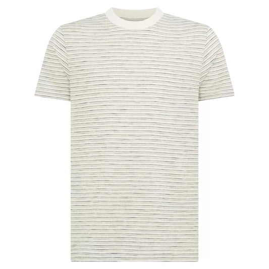 Buy Remus Uomo Stripe Crew-Neck T-Shirt - Navy/White | T-Shirtss at Woven Durham