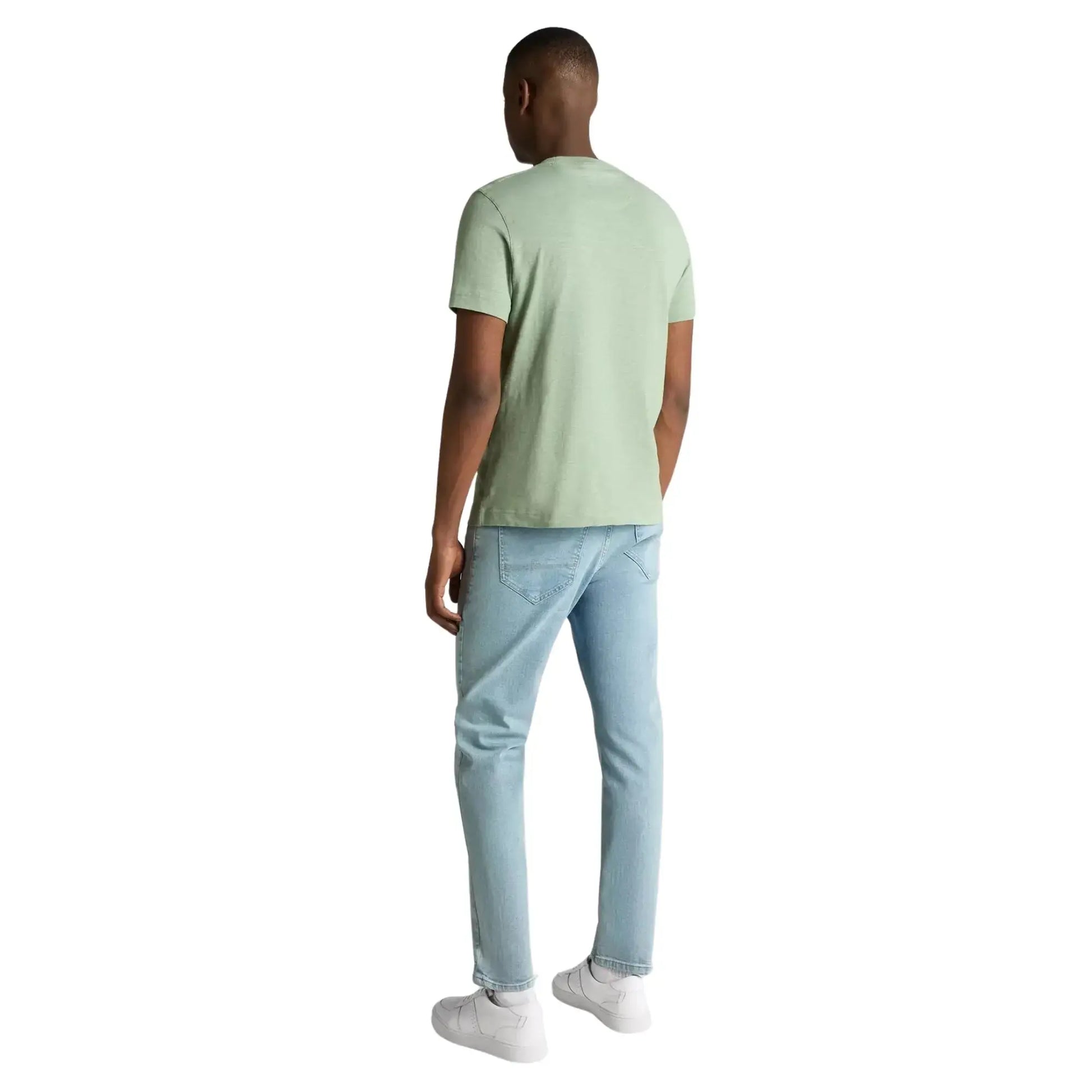 Buy Remus Uomo Textured Crew-Neck T-Shirt - Green | T-Shirtss at Woven Durham