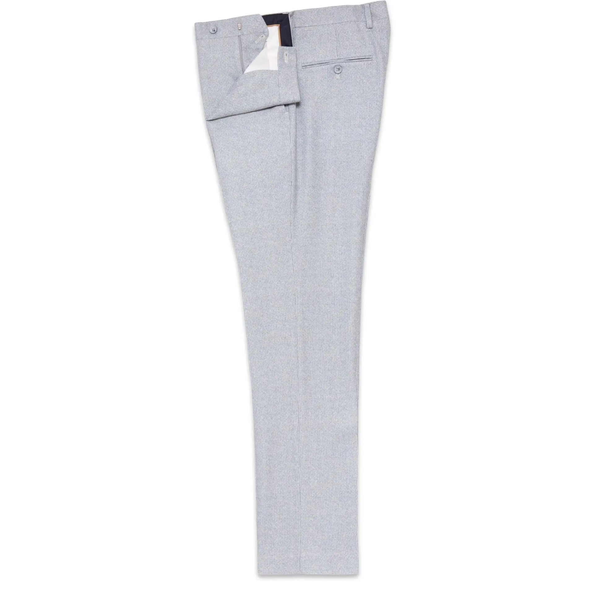Buy Guide London Textured Suit Trouser - Blue | Suit Trouserss at Woven Durham