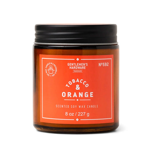 Buy Gentlemen's Hardware Tobacco & Orange Wax Candle | Candless at Woven Durham