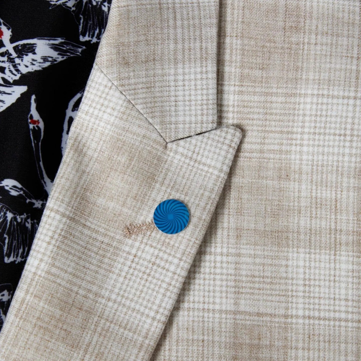 Buy Spin Tyler Check Suit Jacket - Stone | Suit Jacketss at Woven Durham