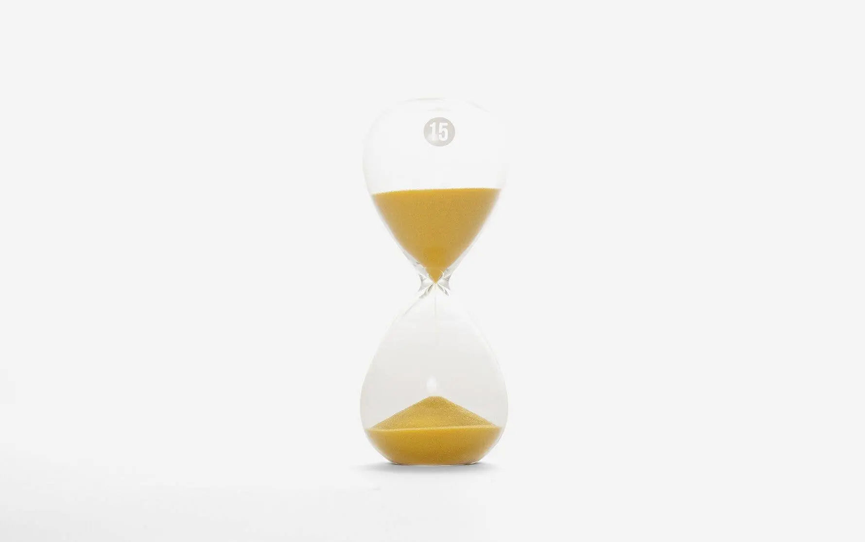 15 Minute Glass Timer School Of Life
