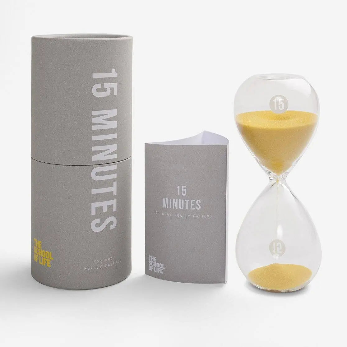 15 Minute Glass Timer School Of Life