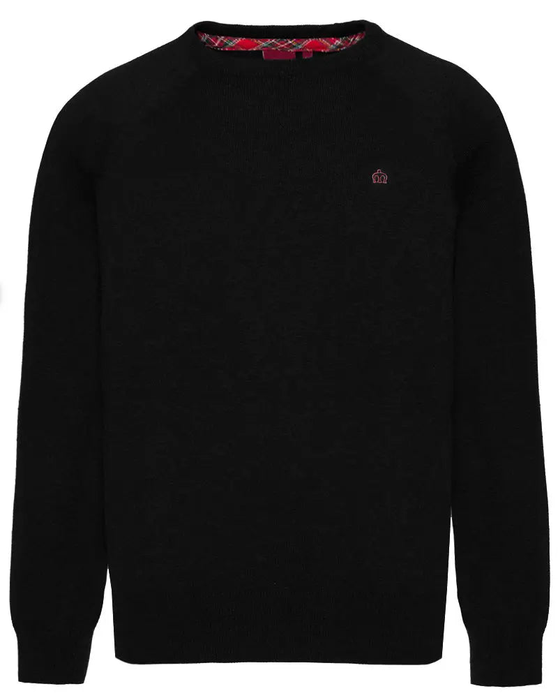 Buy Merc London Berty Knit Jumper - Black | Crew-Neck Jumperss at Woven Durham